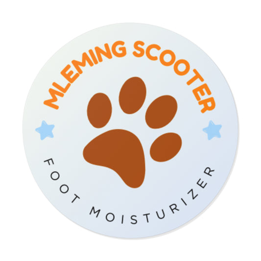 Mleming Scooter Brand Sticker